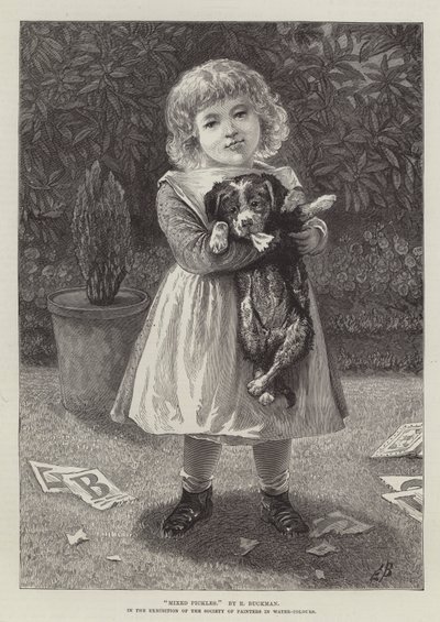 مخللات مشكلة في معرض جمعية الرسامين بألوان الماء بواسطة إدوين بوكمان